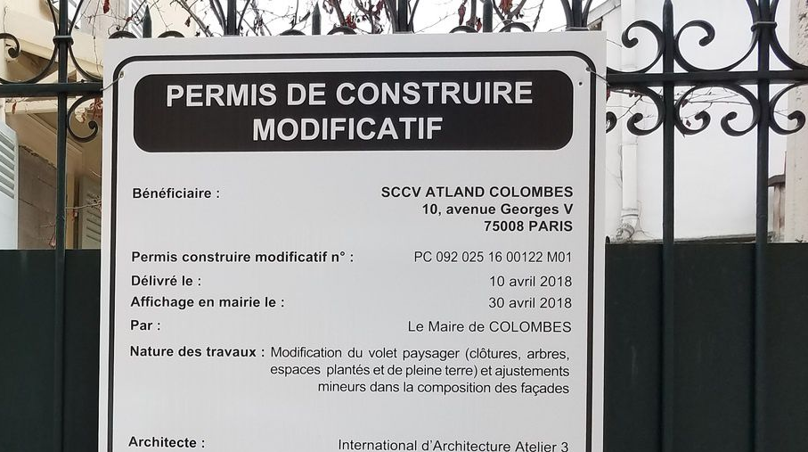 permis construire modificatif majoration délai instruction permis de construire erp