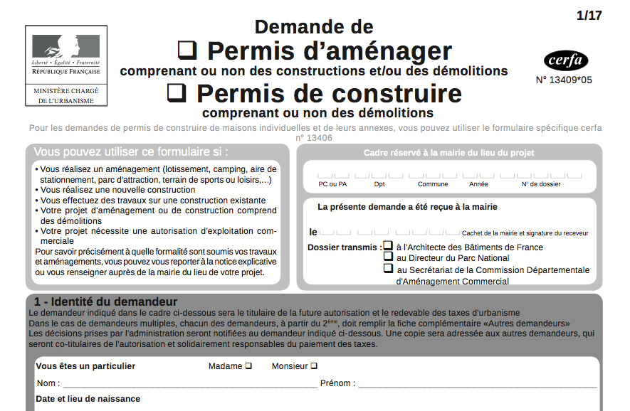 Permis de construire